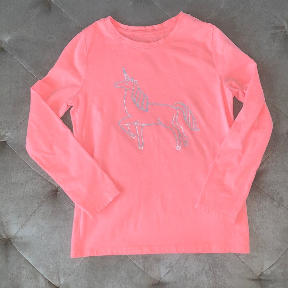 Girls Cat & Jack unicorn long sleeve